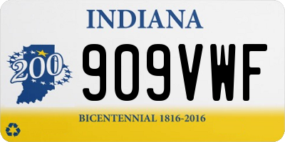 IN license plate 909VWF