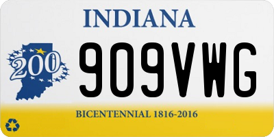 IN license plate 909VWG