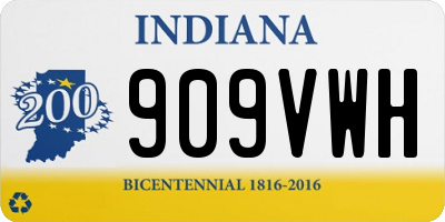 IN license plate 909VWH