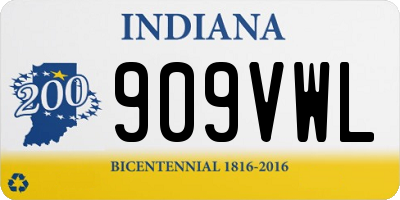 IN license plate 909VWL