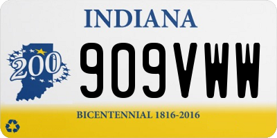 IN license plate 909VWW