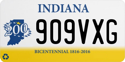 IN license plate 909VXG
