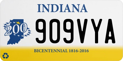 IN license plate 909VYA