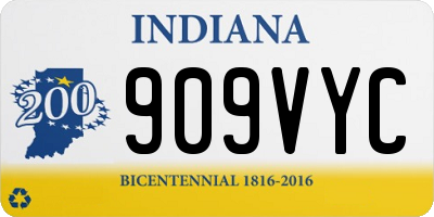IN license plate 909VYC