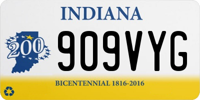 IN license plate 909VYG
