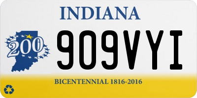 IN license plate 909VYI