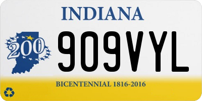 IN license plate 909VYL