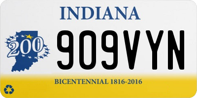 IN license plate 909VYN