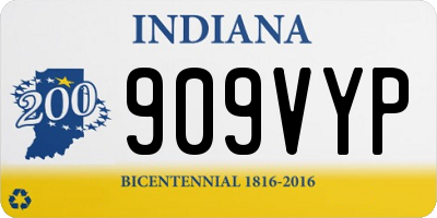 IN license plate 909VYP