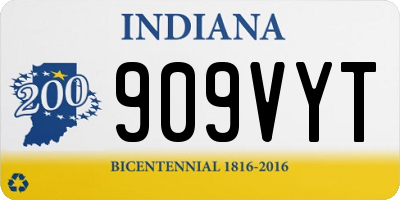IN license plate 909VYT