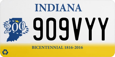IN license plate 909VYY