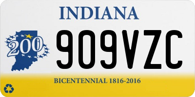 IN license plate 909VZC
