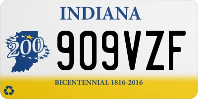 IN license plate 909VZF