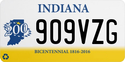 IN license plate 909VZG