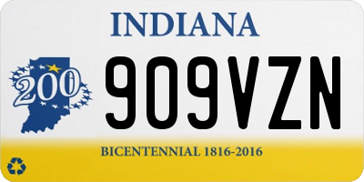 IN license plate 909VZN