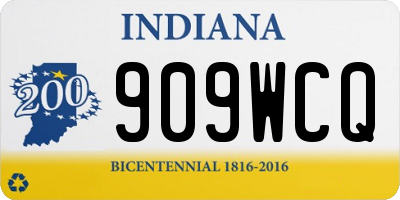 IN license plate 909WCQ