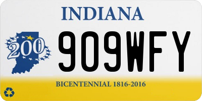 IN license plate 909WFY