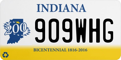 IN license plate 909WHG