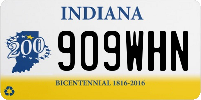 IN license plate 909WHN