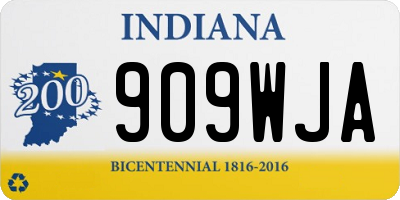 IN license plate 909WJA