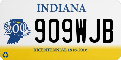 IN license plate 909WJB