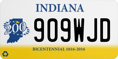IN license plate 909WJD