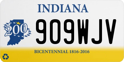 IN license plate 909WJV