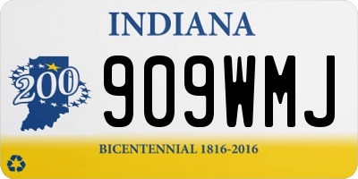 IN license plate 909WMJ