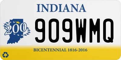 IN license plate 909WMQ