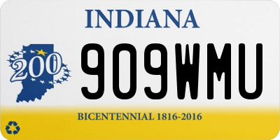 IN license plate 909WMU