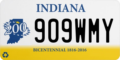 IN license plate 909WMY