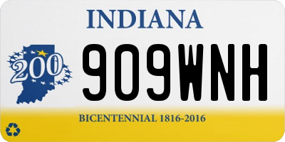 IN license plate 909WNH