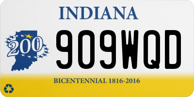 IN license plate 909WQD