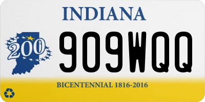 IN license plate 909WQQ