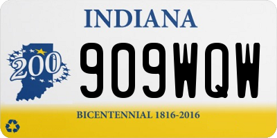 IN license plate 909WQW