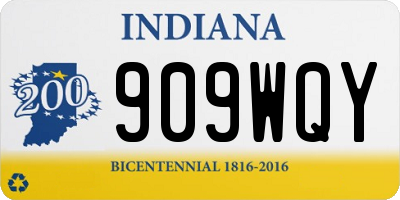 IN license plate 909WQY