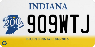 IN license plate 909WTJ