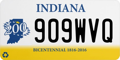 IN license plate 909WVQ