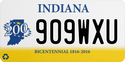 IN license plate 909WXU