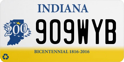 IN license plate 909WYB