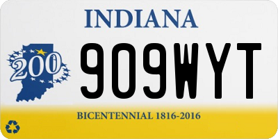 IN license plate 909WYT