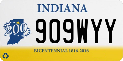 IN license plate 909WYY
