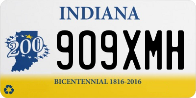 IN license plate 909XMH