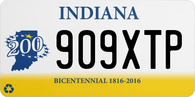 IN license plate 909XTP