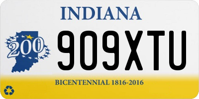 IN license plate 909XTU