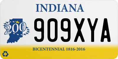 IN license plate 909XYA