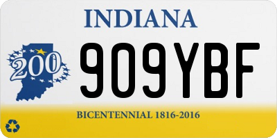 IN license plate 909YBF