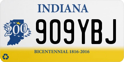 IN license plate 909YBJ