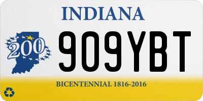 IN license plate 909YBT