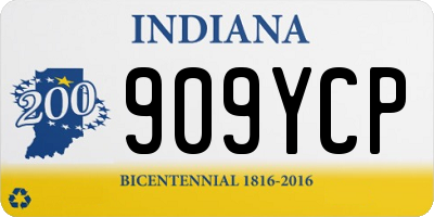 IN license plate 909YCP